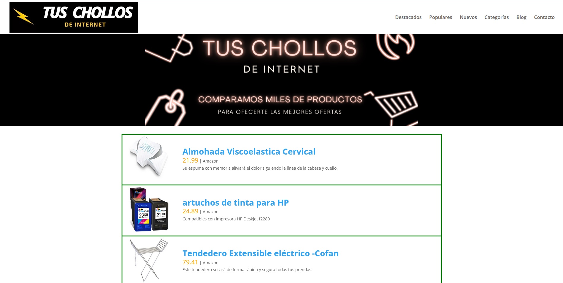 Tus chollos de internet